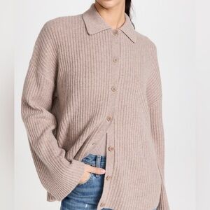 Reformation Fantino Collared Cardigan